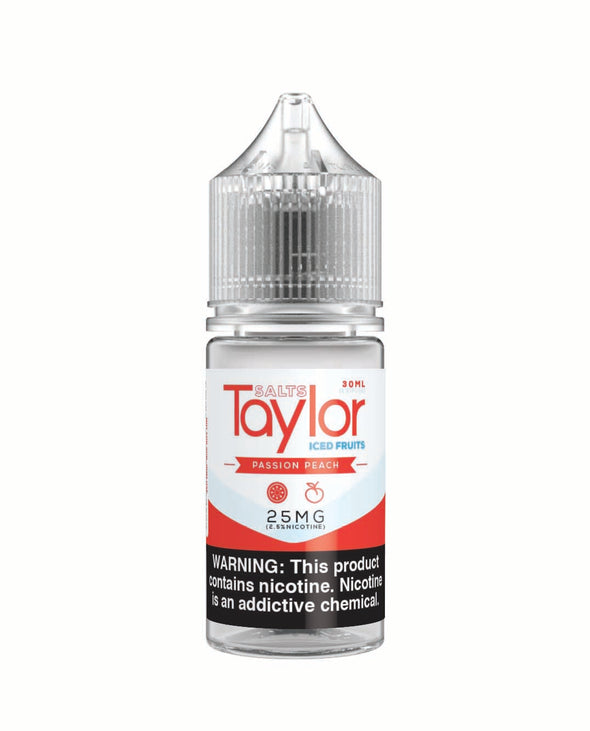 Passion Peach ICED SALTS 30ml - Taylor Fruits